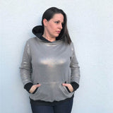 Schnittmuster Sweatjacke Hoodie LUAN Gr. 34-54 : - Sewando