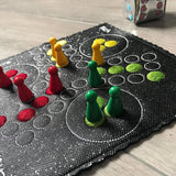 Stickdatei - Spiel "LUDO - Mensch ärgere....." für 3 und 4 Spieler