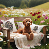 Stickdatei Applikation Golden Doodle "Chooper"- realistisch - FÜR HELLE & DUNKLE STOFFE
