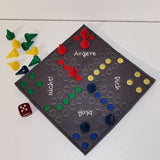 Stickdatei - Spiel "LUDO - Mensch ärgere....." für 3 und 4 Spieler