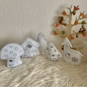 Stickdatei Herbst LED Dorf Set 888 - Sewando