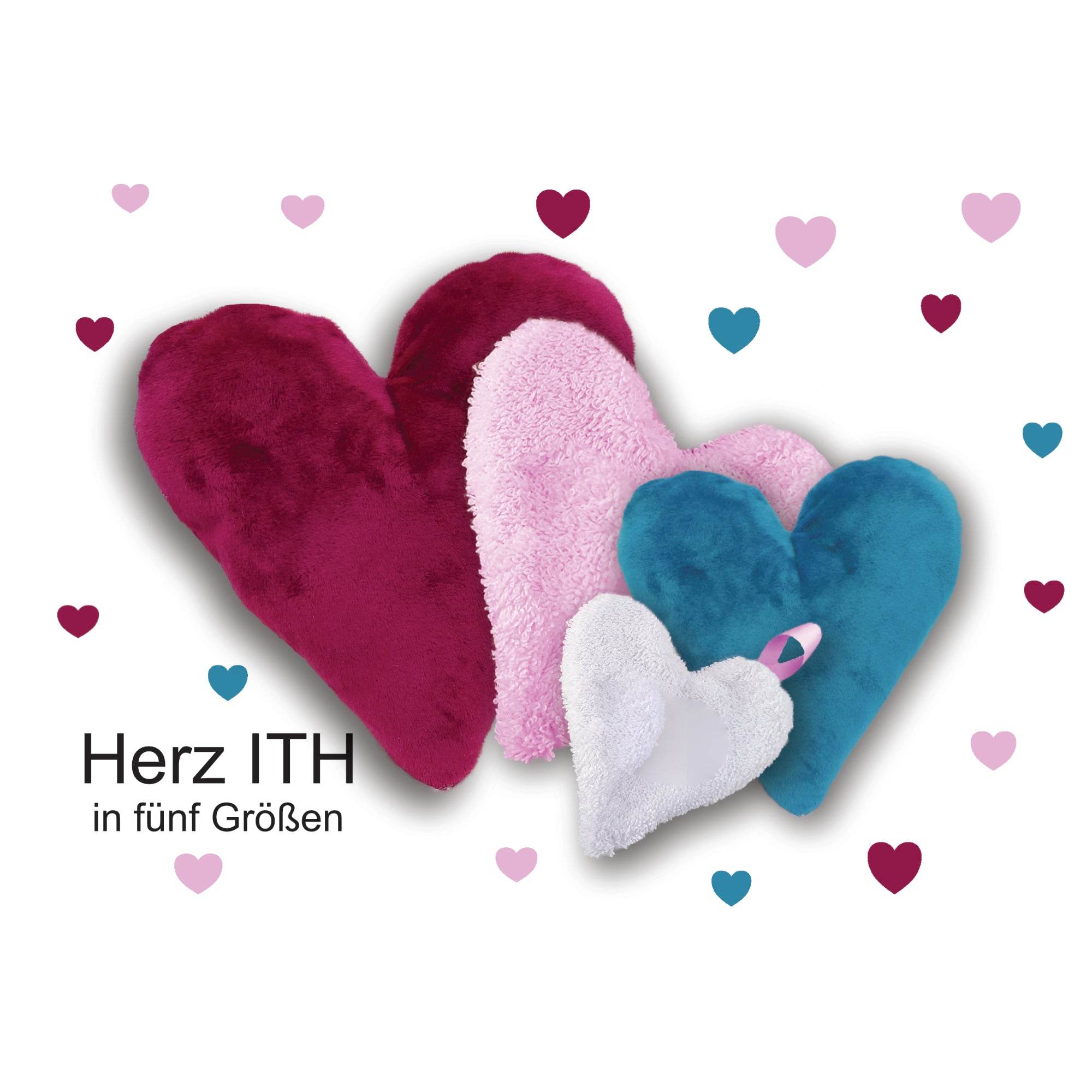 Stickdatei Herz ITH - fünf Größen - Sewando