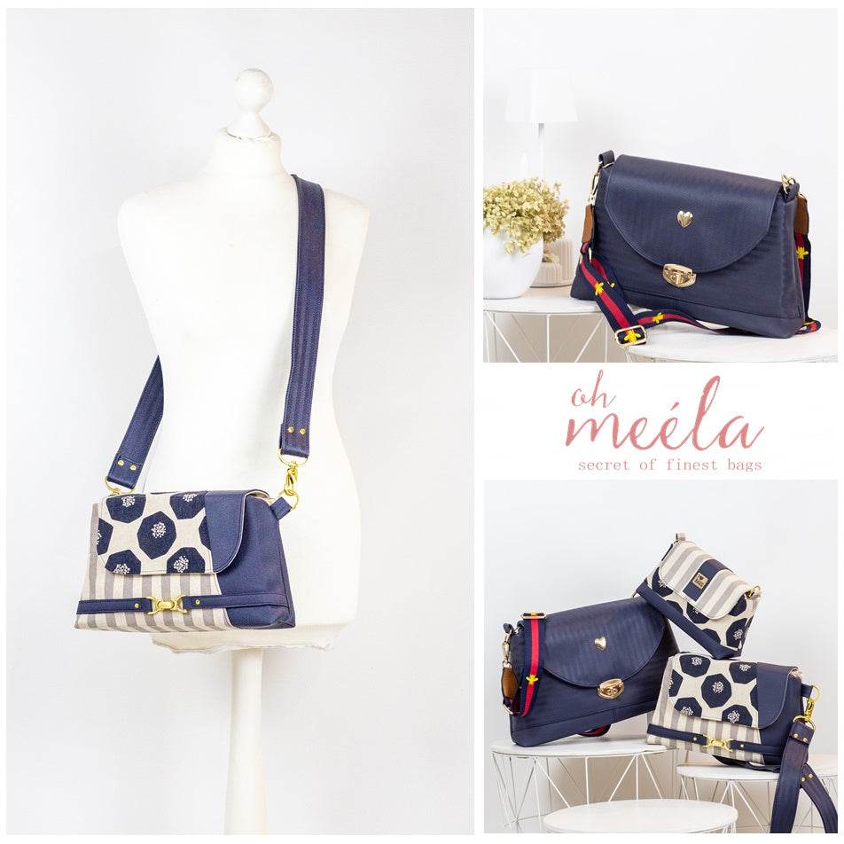 ohNanni Mini & Midi & Big * Taschen - Schnittmuster - Kombi-eBook * Handtasche - Kosmetik-Set in 3 Größen - Sewando