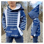 Schnittmuster Pullover Hoodie Bexx Gr. 80 bis 152 - Sewando