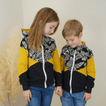 Schnittmuster Sweatjacke Mini Nurika Gr. 86 - 164 - Sewando