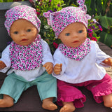 Stickdatei Puppenkleidung für Baby Puppe ca. 43cm Set 2550 - Sewando