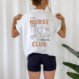 Plotterdatei SVG – Tired Nurse Club | Krankenschwester