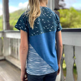 Schnittmuster Mirror Shirt Kombiversion A0/A4 Gr. 62 bis 158 - Sewando