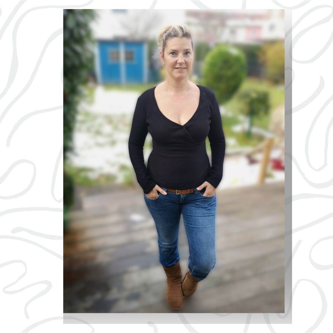 Annea - RIPP-WICKELSHIRT - EBOOK - 32-46 Schnittmuster - Sewando