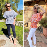 Schnittmuster SUNNY - Sommertop mit Rüschen - Minimal-Waste-Schnittmuster | Gr. 34-54 (PDF)