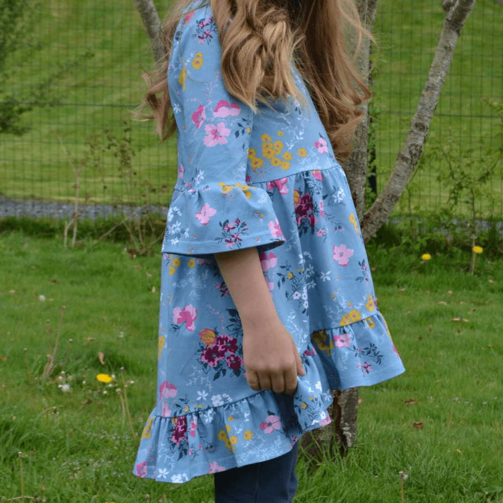Schnittmuster Kleid Marie-Louise mit Ärmel Gr. 86 - 158 - Sewando