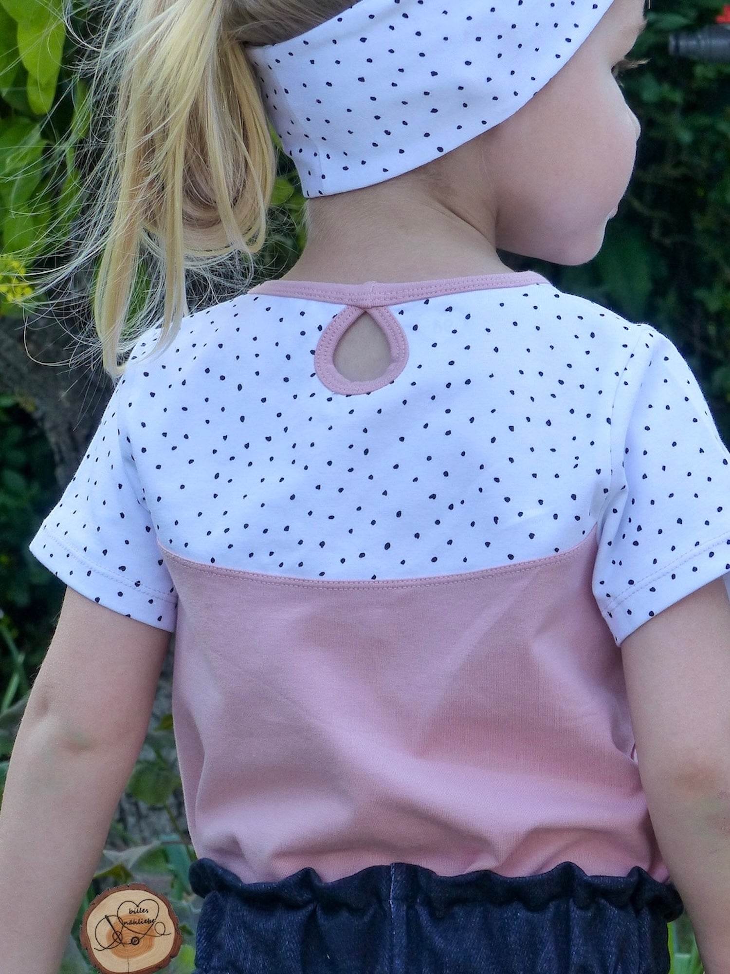 Schnittmuster Shirt / Kleid Vanessas Schlitzohr Gr. 80-140 - Sewando