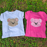 Stickdatei Teddy Kopf Doodle Applikation Set 2573