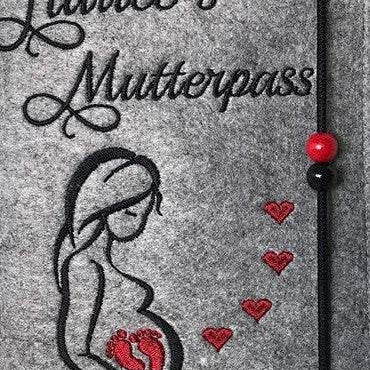 Stickdatei Mutterpass Baby Set 365/2 - Sewando