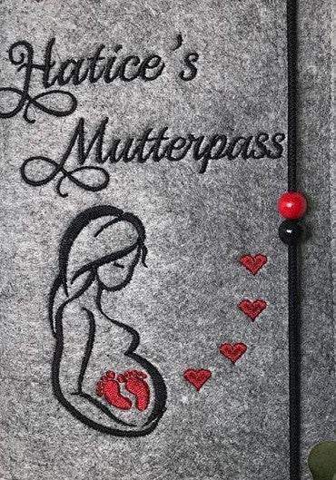 Stickdatei Mutterpass Baby Set 365/2 - Sewando