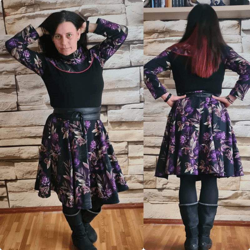 Schnittmuster Kleid Alianda Gr. 32 bis 52 - Sewando