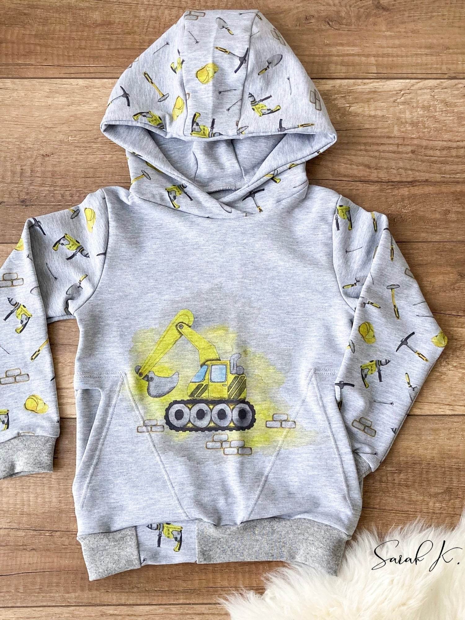 Schnittmuster Hoodie Hannes Gr. 74-122 - Sewando
