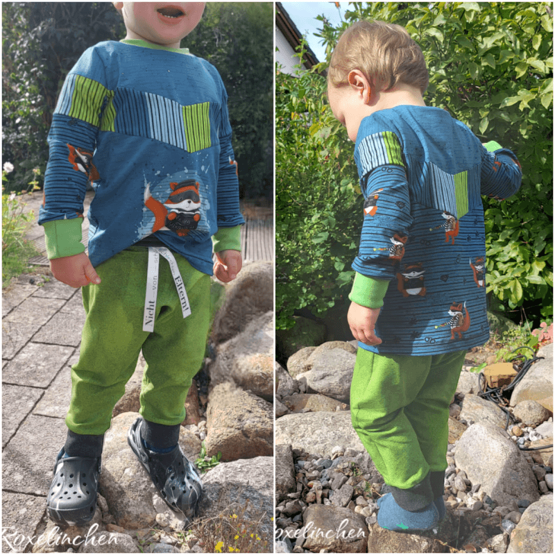Schnittmuster Arrow Set Shirt und Hose Gr. 80 bis 152 - Sewando