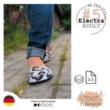 Schnittmuster Barfuß-Ballerinas #5 Electra ADULT 23,0 cm - 27,0 cm