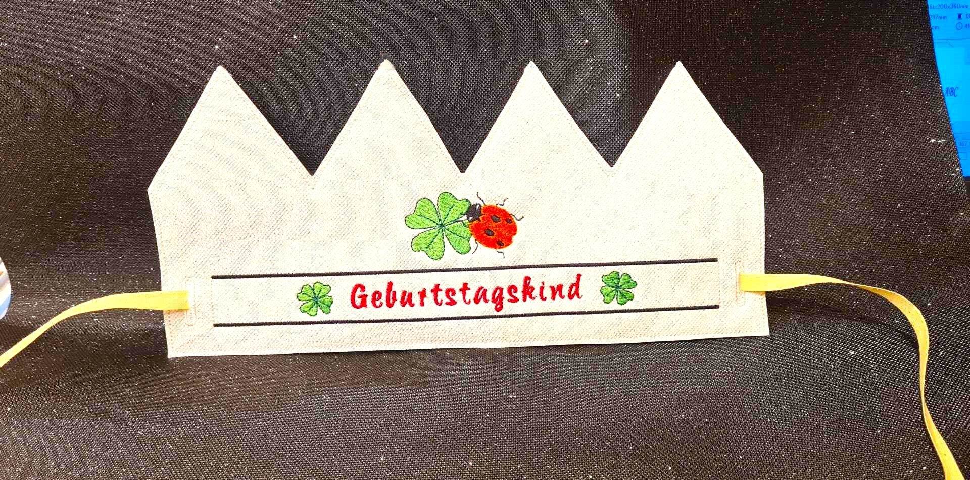 Stickdatei - Geburtstagskrone - Sewando