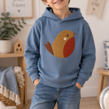 Stickdatei Doodle Applikation - little Robin - 4 Größen - 8 Formate