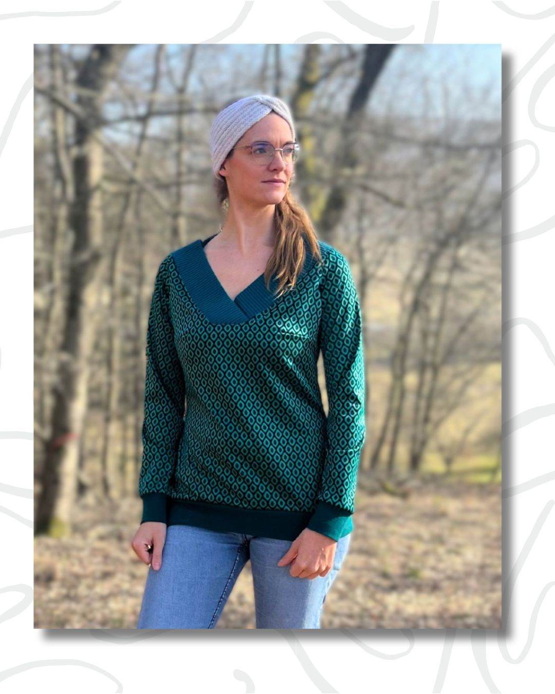 Alma - Pulli-Sweater - EBOOK - 32-46 Schnittmuster - Sewando