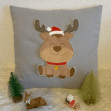 Stickdatei Weihnachten Doodle Rentier Elch Set 900 - Sewando
