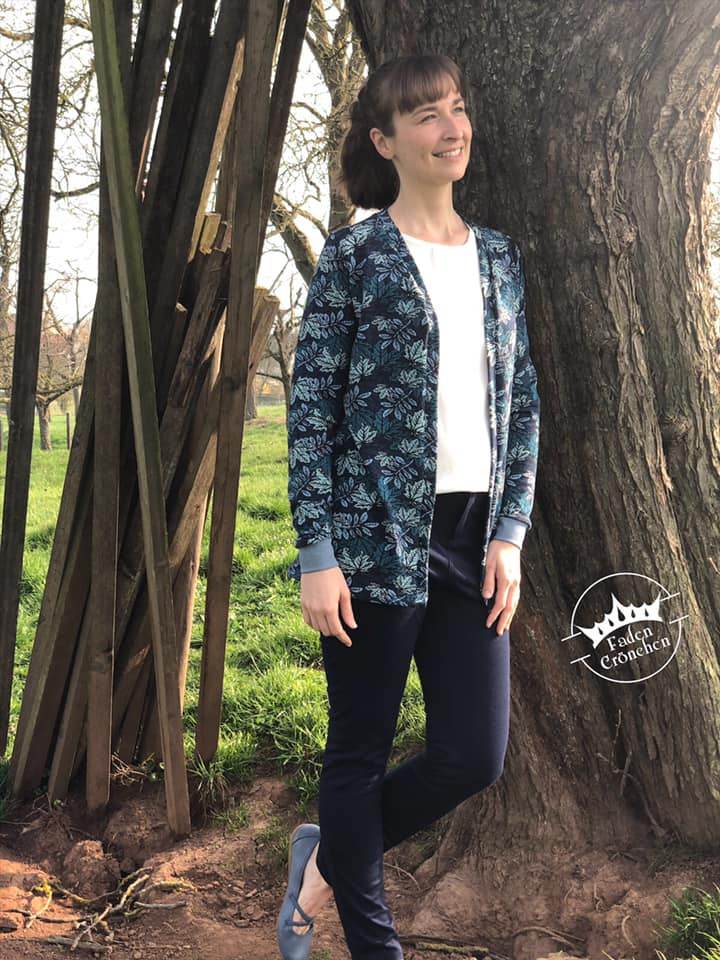 Schnittmuster Cardigan VARENNA Gr. 34-54 : - Sewando