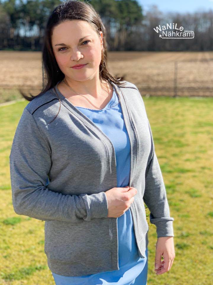 Schnittmuster Cardigan VARENNA Gr. 34-54 : - Sewando