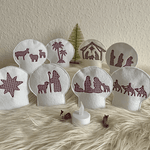 Stickdatei Weihnachten Krippe LED Set 906 - Sewando