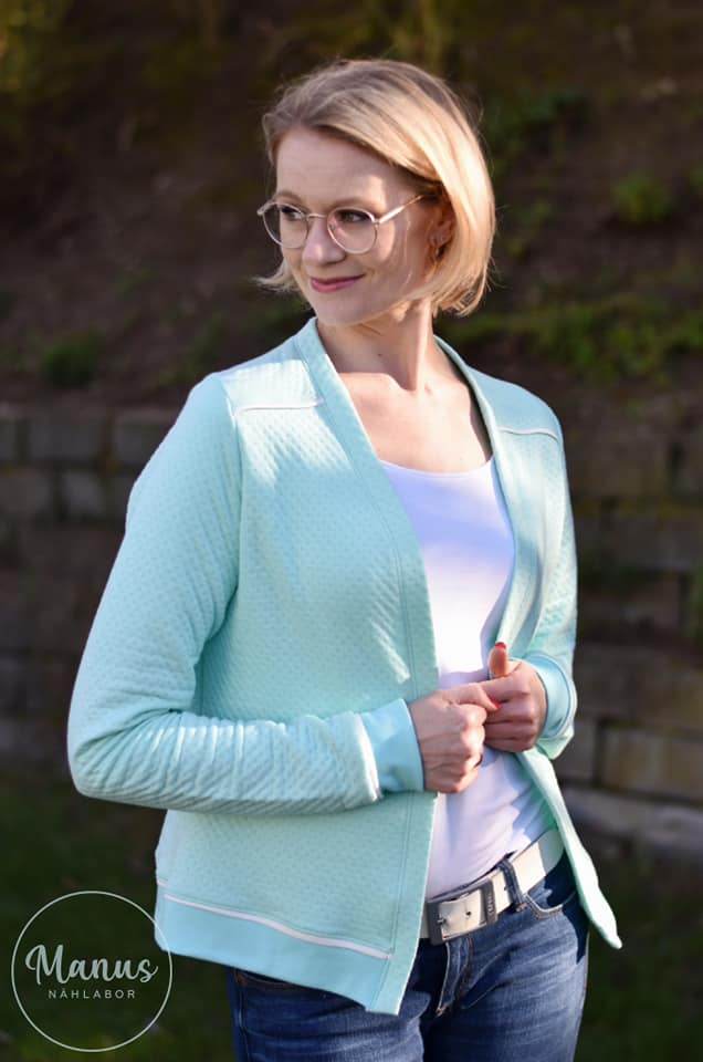 Schnittmuster Cardigan VARENNA Gr. 34-54 : - Sewando