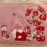 Stickdatei Mug Rug Doodle Wichtel Gnome in Love Set 907 - Sewando