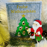 Stickdatei Geldbaum für Weihnachten Tannenbaum Doodle Set 910 - Sewando