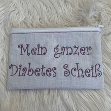 Stickdatei Tasche für Diabetes Set 917 Kosmetiktasche - Sewando