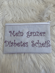 Stickdatei Tasche für Diabetes Set 917 Kosmetiktasche - Sewando