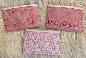 Stickdatei Tasche mit Reißverschluss In the Hoop Set 917 - Sewando
