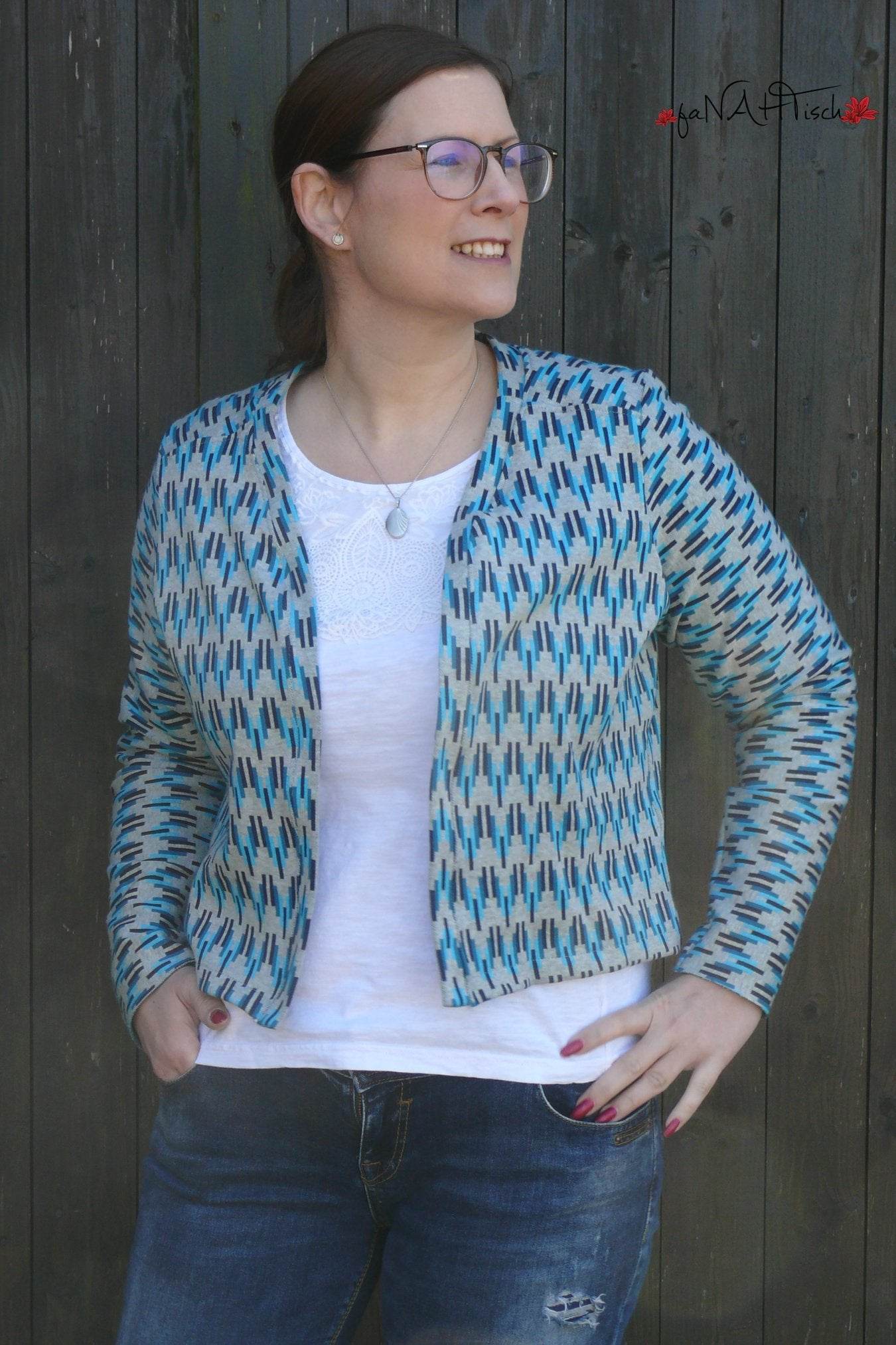 Schnittmuster Cardigan VARENNA Gr. 34-54 : - Sewando