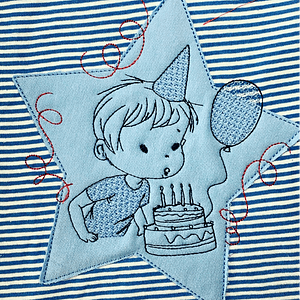 Stickdatei Birthday Boy 1 Doodle Set 927 - Sewando