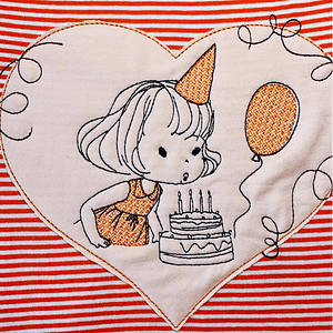 Stickdatei Birthday Girl 1 DoodleSet 927 - Sewando