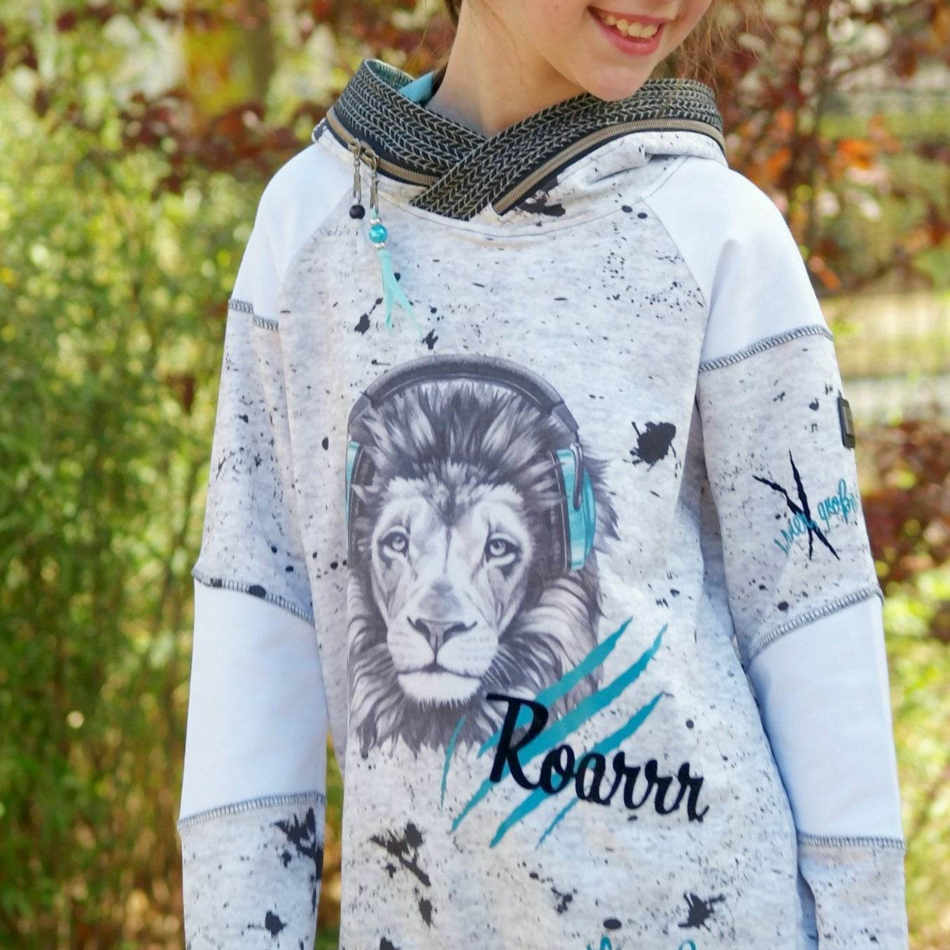 E-Book Raglan Hoodie Little Lotte Gr. 98-164 - Sewando