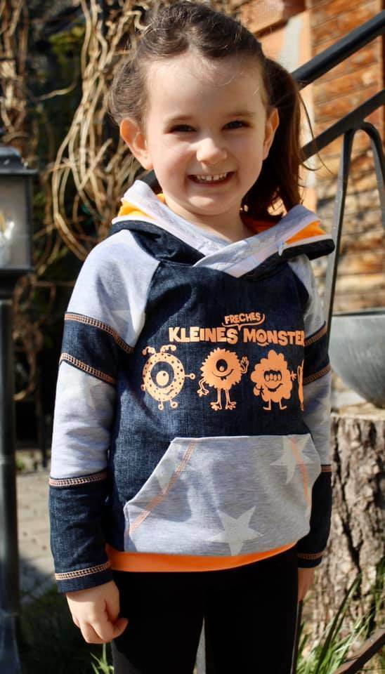 E-Book Raglan Hoodie Little Lotte Gr. 98-164 - Sewando