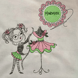 Stickdatei Cute Girl 1 Handmade Nähen Set 933 - Sewando
