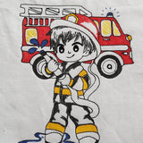 Feuerwehr Stickdatei – Ausmalmotiv für Kinder & kreative Regentage - Sewando