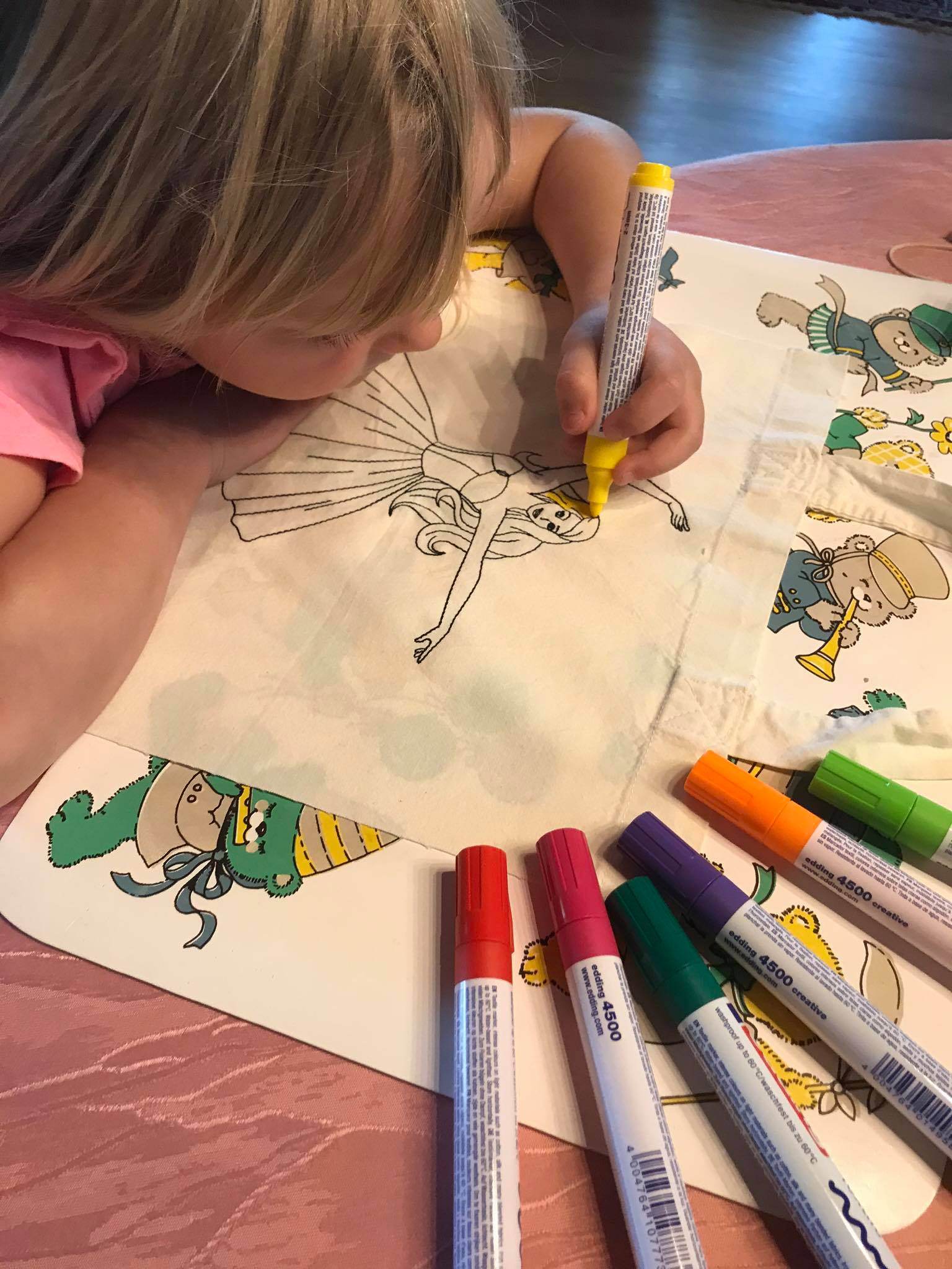 Ballerina Stickdatei – Ausmalmotiv für Kinder & kreative Regentage - Sewando