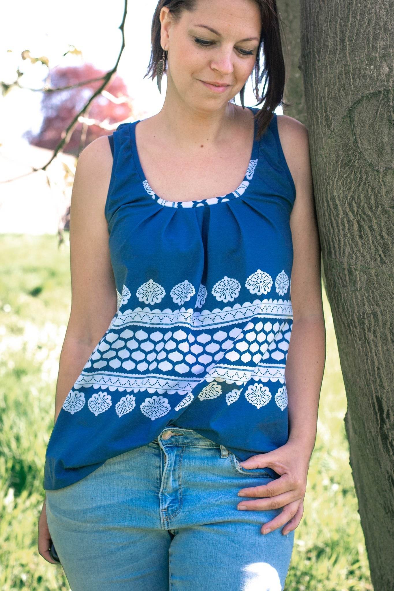Schnittmuster Top SALENTO Gr. XS-XXL : - Sewando