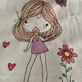 Stickdatei Sommer Girl 1 Set 947 - Sewando