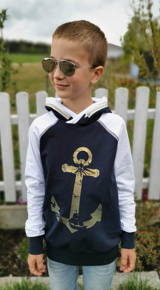 E-Book Raglan Hoodie Little Lotte Gr. 98-164 - Sewando