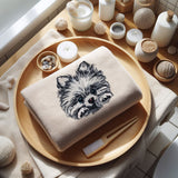 Stickdatei Applikation Pomeranian "Lou" - realistisch - FÜR HELLE & DUNKLE STOFFE