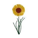 Stickdatei Fransenblume - Rahmen ab 10 cm x 10 cm, Blume, Sonnenblume, Fransen - Sewando
