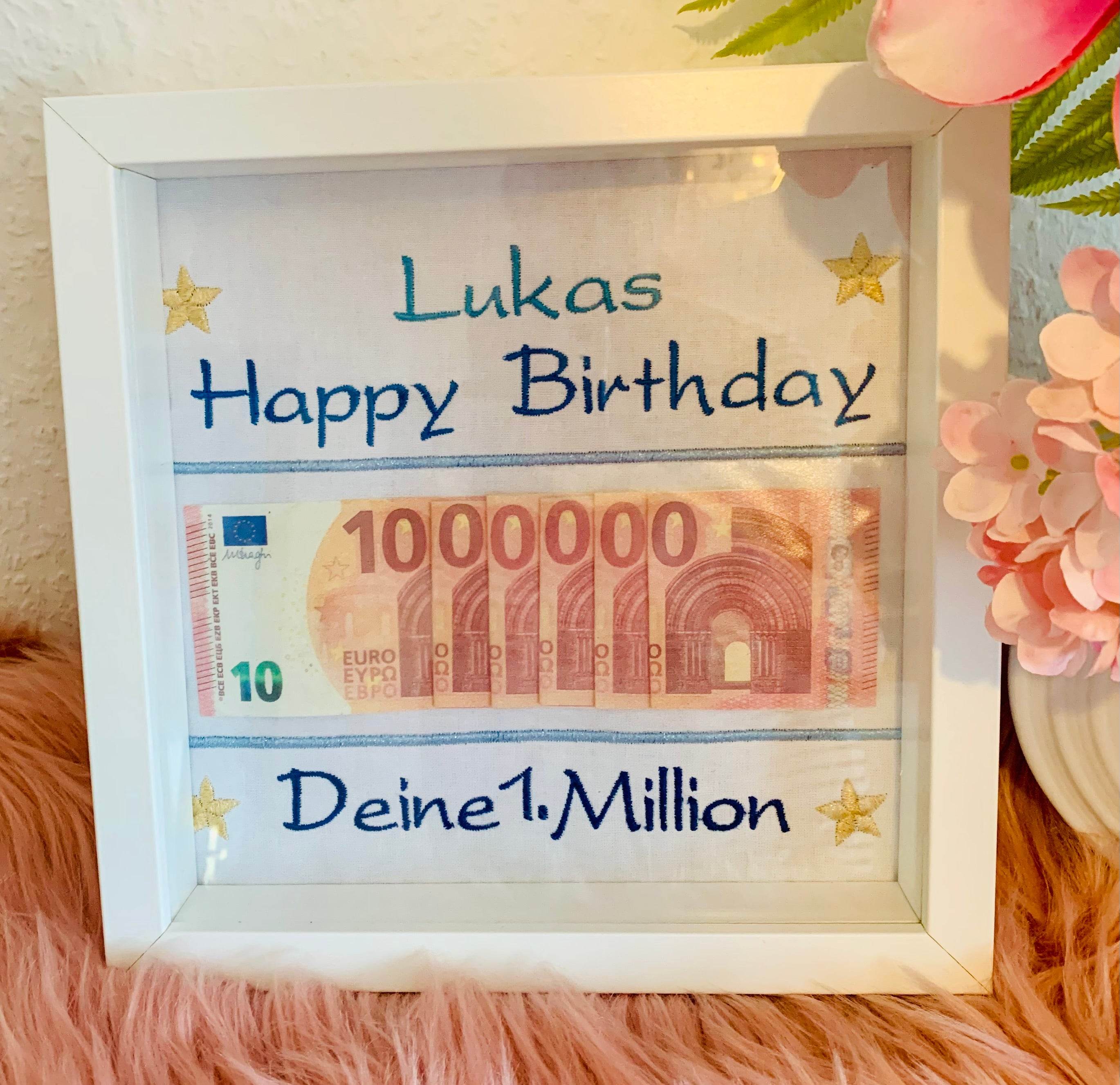 Stickdatei Deine 1. Million zum GeburtstagSet 956 - Sewando
